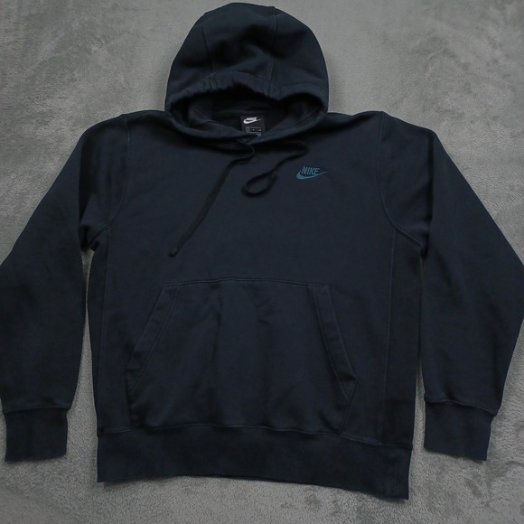 Nike Other - Nike Sweater Mens Small Black Pullover Activewear Hoodie Casual Logo